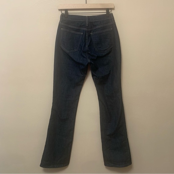 Pilcro Anthropologie Split Front Bootcut Jeans Dark Wash Size 26 - Picture 9 of 13